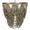 Hello Honey® 26" 2-Tier Draped Wood Bead Chandelier